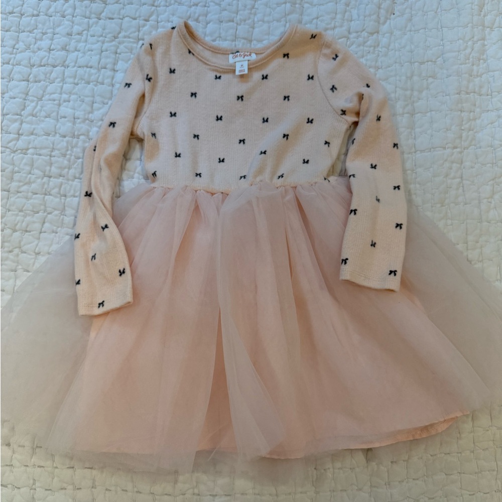 New Pink Bows Tutu Dress